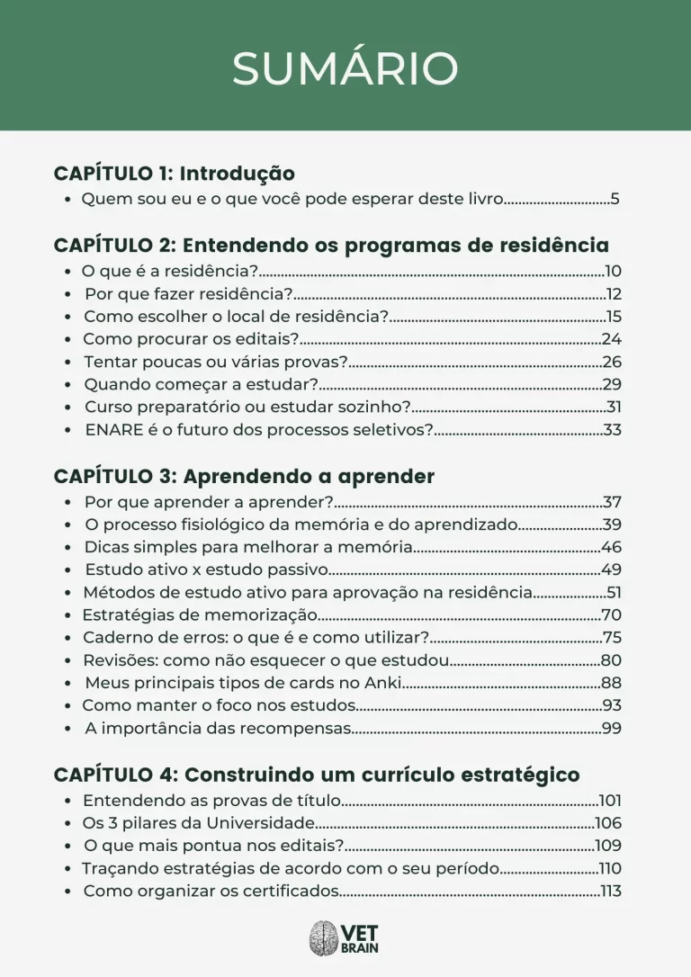 ebook do zero ao R1 - SUMÁRIO PG 1